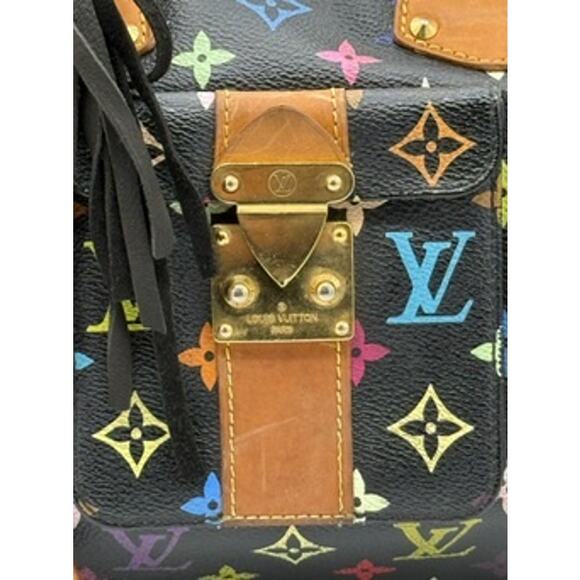 Louis Vuitton Monogram Multicolor Speedy 30 Black*Takashi Murakami 2010 Coll. - Picture 3 of 16